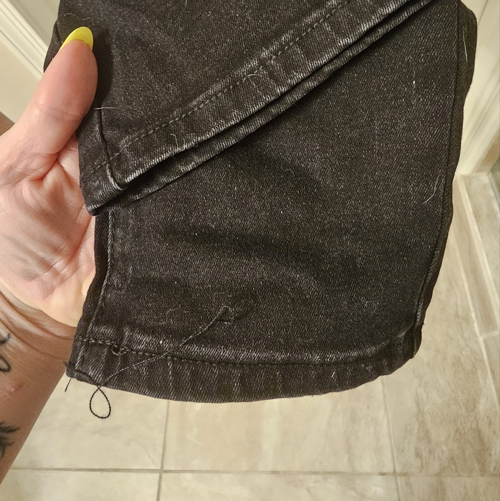 Black Distressed Jeans ~ Size L - Picture 7 of 7